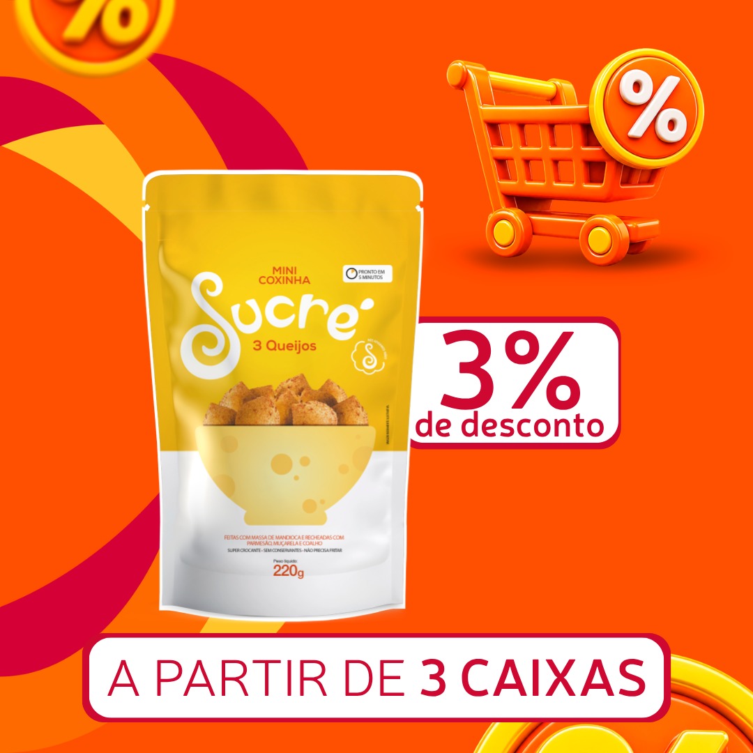 Coxinha de Queijo 220g - Sucr&eacute;